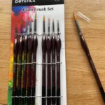 DOTnTICK 10-Piece Paint Brush Set with Comfortable Triangular Handles – includes Acrylic Paint, Oil Paint, and Water colour brushes for Face Painting & Kids Art Sets photo review