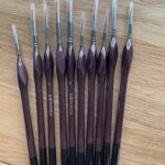 DOTnTICK 10-Piece Paint Brush Set with Comfortable Triangular Handles – includes Acrylic Paint, Oil Paint, and Water colour brushes for Face Painting & Kids Art Sets photo review