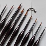 DOTnTICK 10-Piece Paint Brush Set with Comfortable Triangular Handles – includes Acrylic Paint, Oil Paint, and Water colour brushes for Face Painting & Kids Art Sets photo review