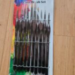 DOTnTICK 10-Piece Paint Brush Set with Comfortable Triangular Handles – includes Acrylic Paint, Oil Paint, and Water colour brushes for Face Painting & Kids Art Sets photo review