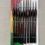 DOTnTICK 10-Piece Paint Brush Set with Comfortable Triangular Handles – includes Acrylic Paint, Oil Paint, and Water colour brushes for Face Painting & Kids Art Sets photo review