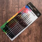 DOTnTICK 10-Piece Paint Brush Set with Comfortable Triangular Handles – includes Acrylic Paint, Oil Paint, and Water colour brushes for Face Painting & Kids Art Sets photo review